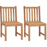 Maison Chic Vrtni stoli - Stol za vrt 2 kosa trdna tikovina JS1347, (21878645) | Shoptok.si