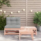  Vrtna sofa bez naslona za ruke s jastucima i tabureom | shoptok.hr