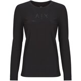 Armani Exchange Majice z dolgimi rokavi T-SHIRT - T-SHIRT Črna Cene