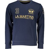 La Martina BLUE MEN&#39;S SWEATSHIRT WITHOUT ZIP | Shoptok.si