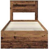  Krevetna konstrukcija Staro drvo 90 x 200 cm Čvrsto borovo drvo | shoptok.hr
