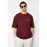 Trendyol Muška majica TMNSS23TS00084, Bordo | Eponuda.com