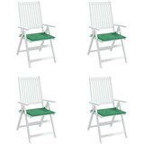  Jastuci za vrtne stolice 4 kom zeleni 40 x 40 x 4 cm od tkanine | shoptok.hr