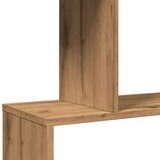 vidaXL Pregrada / regal za knjige 6 razina hrast 70x24x193 cm drveni | shoptok.hr