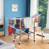 InnovaGoods Okomiti Sklopivi Stalak za Sušenje Odjeće na Kotačićima Dreeyl 38 Bars | shoptok.hr