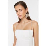 Trendyol Ecru Neck Detailed Haljina bela | krem | ePonuda.com