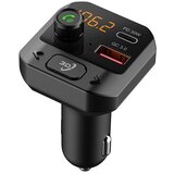 X Wave BT 25 FM transmiter za kola,Bluetooth,LED,USB,TF,3D Surround,PD20W+QC3.0 brzo punjenje,30W