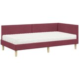  Kotni okvir postelje z matrico Drugo 2 pcs Siva blago, (5000123423) | Shoptok.si