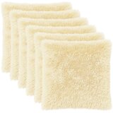  Presvlaka za jastuk 6 pcs HEERLEN Krem 60 x 60 cm PV flis | shoptok.hr