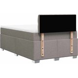  Krevet s oprugama i madracem smeđesivi 120 x 190 cm od tkanine | shoptok.hr