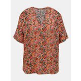 Only Pink-Orange Floral Loose Blouse Nova - Women Cijene