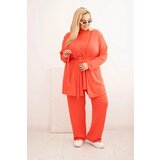 Kesi Three-piece women's Plus Size set raspberry | shoptok.hr