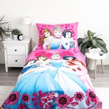 Jerry Fabrics Enojna bombažna otroška posteljnina 140x200 cm Princezny "Heart" – | Shoptok.si