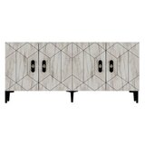 Hanah home komoda cross KB150 white ephesus marble