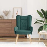  Fotelja Tamnozelena 63 x 67 x 94 cm Tkanina i šperploča | shoptok.hr