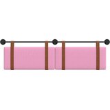  Držeće uzglavlje Zidne Ružičasta 190 x 55 x 5 cm Antikni PU - Ružičasta 180 cm bez LED | shoptok.hr