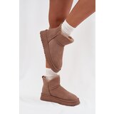 VINCEZA Suede Snow Boots for Women on Platform 97962 Beige Cijene