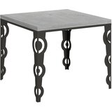 Itamoby   Karamay Libra (90x90/180 cm) - siva, barva nog: antracit - preklopna jedilna miza, (20842406) Cene