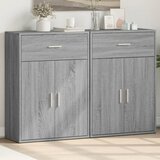 Komoda 2 kom boja hrasta sonome 60x30x84 cm konstruiranog drva | shoptok.hr