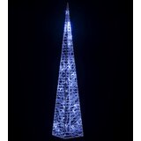  Akrilni ukrasni stožac s LED svjetlima plavi 60 cm | shoptok.hr