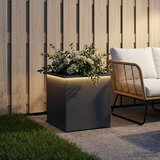  Vrtna posuda za sadnju s LED svjetlom Antracit 50 x 50 x 48 cm Cijene