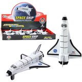 Metalna svemirska raketa s pogonom - bijela | shoptok.hr