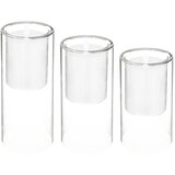 Atmosphera LED SVIJEĆA SET 3/1 STAKLO | shoptok.hr