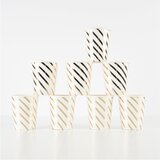 Meri Meri Papirnati kozarčki za enkratno uporabo v kompletu 8 ks Gold Swirl – | Shoptok.si