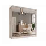 ADRK Drsna omara Tola z ogledalom, 200 cm - BELA | Shoptok.si