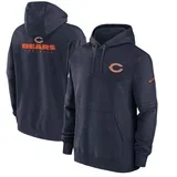 Chicago Bears Club Sideline Fleece Pullover pulover sa kapuljačom