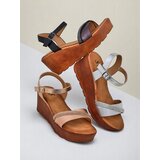 Resti Women's wedge sandals with rhinestones and glitter Aurora Glow | shoptok.hr