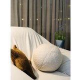 Wigiwama Kremno bela otroška sedežna blazina bouclé Ball – | Shoptok.si