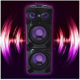 Manta karaoke, 100W, modularne, FM, BT, USB, SD, bež mik, daljinsk, crni SPK5520 | shoptok.hr