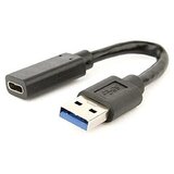  USB 3.1 AM to Type-C female adapter kabl, 10 cm, black, GEMBIRD A-USB3-AMCF-01 | Eponuda.ba
