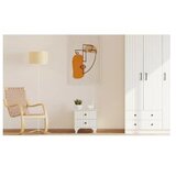 Hanah home Noćni ormarić Rb-185-08, 45x45x40 cm, Bijela | Eponuda.ba
