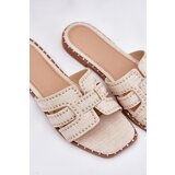 Boto Embellished flat sandals beige Anniles | shoptok.hr