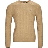 Polo Ralph Lauren Puloverji PULL COL ROND EN MAILLE TORSADEE Bež | Shoptok.si