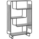  Visoka komoda Siva Sonoma 93 5 x 37 5 x 144 cm Prerađeno drvo - Siva Sonoma 93 5 x 37 5 x 144 cm | shoptok.hr