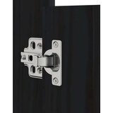 vidaXL Vanjska kuhinjska vrata crna 50x9x82 cm masivna borovina | shoptok.hr