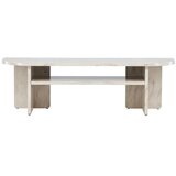 Venture Home TV komoda Ålesund 40 × 42 × 140 cm, bež s izgledom mramora | shoptok.hr