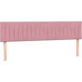 Krevet s oprugama i madracem LED ružičasti 180x210 cm baršunasti | Eponuda.ba