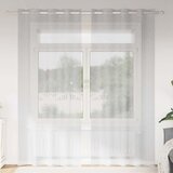 Voile zavjesa 2 pcs Svijetlo siva 260 x 140 cm Poliester Cijene