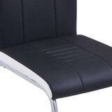  11-dijelni blagovaonski set od umjetne kože crni | shoptok.hr