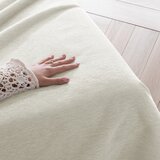 Filumi Kremno belo pregrinjalo iz šenilje 220x240 cm Talo – | Shoptok.si