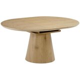P & B Raztegljiva Miza Sundsvall, Barva Hrasta, 120-160x120 | Shoptok.si