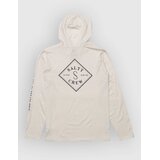 Salty Crew Tippet Hood Tech Longsleeve Lycra white Slike