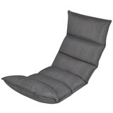 Maison Chic Zložljiv talni Ležalnik - Sončna ležalnik sivo blago, (22042845) | Shoptok.si