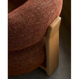 Kave Home Fotelj iz šenilje v barvi terakote Granite – | Shoptok.si