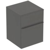 Geberit nizka omarica z dvema predaloma Smyle Square, bela | Shoptok.si