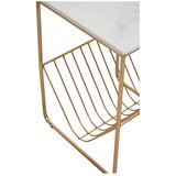 Premier Housewares Stranska mizica z marmorno mizno ploščo 40x40 cm Mandoli – | Shoptok.si